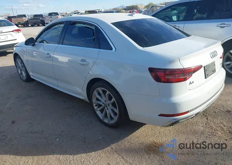 2019 Audi A4 45 Premium from USA, damaged, VIN WAUENAF48KN012567